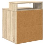 vidaXL Maison pour chat Sonoma 42 5 x 40 x 53 5 cm Bois d'ingénierie