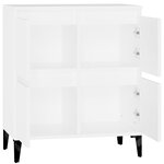 vidaXL Buffet Blanc 60x35x70 cm Bois d'ingénierie