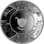 Pièce de monnaie en Argent 2000 Francs g 31.1 (1 oz) Millésime 2024 Hindu Religion DURGA