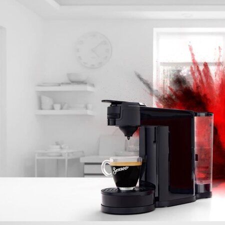 Philips - Machine à café SENSEO 2 en 1 de 1L 1450W rouge noir