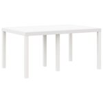 vidaXL Ensemble de salle à manger de jardin 5 pièces avec coussins Blanc Rotin PE