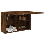 vidaXL Armoire murale de bain chêne fumé 60x25x40 cm bois d'ingénierie