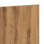 vidaXL Tête de lit murale chêne artisanal bois d'ingénierie