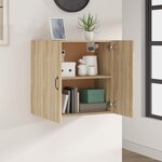 vidaXL Armoire murale Chêne sonoma 60x31x60 cm Bois d'ingénierie