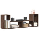 vidaXL Meubles TV 2 Pièces chêne marron 75x30x50 cm bois ingénierie
