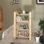 vidaXL Bibliothèque/Séparateur de pièce 80x35x125 cm Pin massif