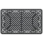 vidaXL Ensemble de salle à manger de jardin de 7 pièces en aluminium noir de