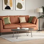 vidaXL Pieds en épingle à cheveux pour table basse 4 pièces Acier naturel 30 cm Acier massif
