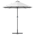 vidaXL Parasol de jardin Couleur sable 370 x 197 x 239 cm