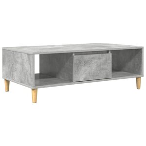 vidaXL Table basse Gris béton 102 x 55 x 35 cm Bois d'ingénierie
