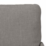 vidaXL Canapés avec coussin 55cm Taupe Contreplaqué