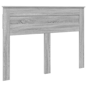 vidaXL Tête de lit Gris Sonoma 140 cm Bois d'ingénierie