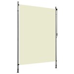 vidaXL Store roulant d'extérieur 150 x 270 cm Crème
