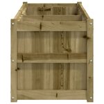vidaXL Jardinière 150x50x50 cm bois de pin imprégné