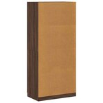 vidaXL Garde-robe Chêne marron 90x52x200 cm Bois d'ingénierie