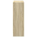 vidaXL Bibliothèque Chêne sonoma 60x24x76 cm Bois d'ingénierie