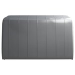 vidaXL Tente de rangement 370x370 cm Acier Gris