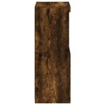 vidaXL Buffet avec lumières LED chêne fumé 41x37x100 cm