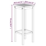 vidaXL Ensemble de bar de jardin 7 Pièces bois d'acacia solide