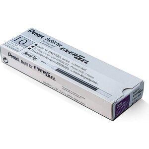 Recharge LR10-VX pour Roller ENERGEL Pointe Large 1 mm Violet x 12 PENTEL