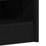 Meuble à chaussures vidaXL Chêne noir 60x35x92 cm en bois d'ingénierie