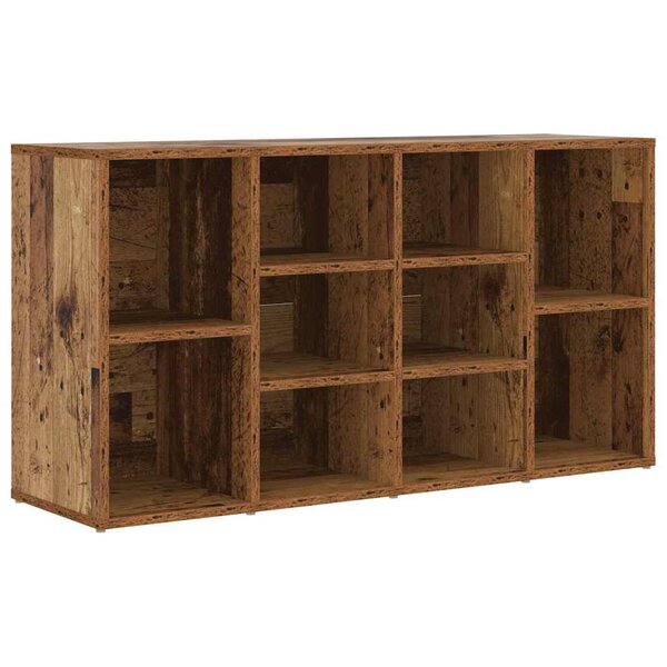 vidaXL Banc à chaussures avec étagère Bois ancien 103 x 30 x 54.5 cm