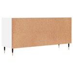 vidaXL Meuble TV blanc 103 5x30x50 cm bois d'ingénierie