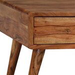 vidaXL Table basse Bois massif avec tiroir sculpté 100x50x40 cm