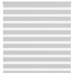 vidaXL Store zèbre gris clair largeur du tissu 140 9 cm polyester