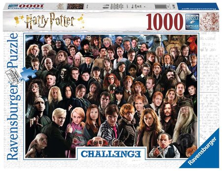 Ravensburger puzzle 1000 pièces - harry potter (challenge puzzle)