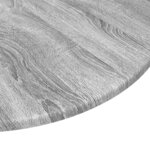vidaXL Plateau de table Sonoma gris 70 x 70 x 1.5 cm Bois d'ingénierie