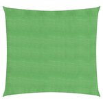 vidaXL Voile d'ombrage 160 g/m² Vert clair 7x7 m PEHD