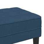 vidaXL banc Bleu 113 x 57 x 39 cm tissu