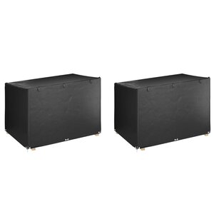 vidaXL Housses de balancelle 2 Pièces 12 œillets 215x150x130/150 cm PE