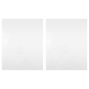 vidaXL Films de miroir 2 Pièces auto-adhésive 90x150 cm PET