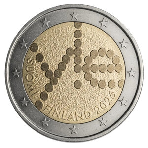 2 euros commémorative Finlande 2026 - Radiodiffusion.