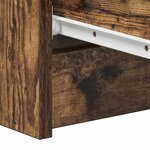 vidaXL Buffet Chêne fumé 60x35x98 5 cm Bois d'ingénierie