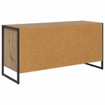 vidaXL Meuble TV Chêne artisan 100 x 36 x 49.5 cm Bois d'ingénierie