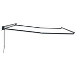 vidaXL Cadre de auvent Anthracite 4 5 × 3 m