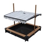 AXI Lily Bac a sable avec toit Anthracite Marron