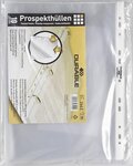 Sachet de 10 Pochettes perforées A4 ouverte 2 cotés Transparent DURABLE