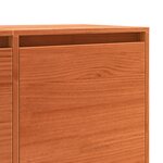 vidaXL Meuble TV Marron 156 x 37 x 45 cm Bois de pin massif