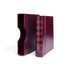 Album à 4 anneaux Grande Classic Leuchtturm. Couleur - Bordeaux