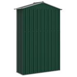 vidaXL Abri de jardin Vert 116x45x175 cm Acier galvanisé