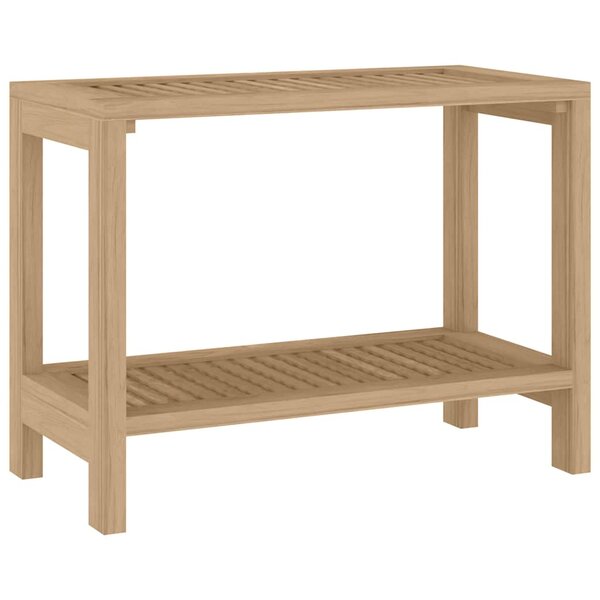 vidaXL Table d'appoint de salle de bain 60x30x45cm bois de teck solide