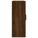 vidaXL Armoire murale chêne marron 69 5x34x90 cm
