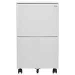 vidaXL Classeur mobile Gris clair 39x45x67 cm Acier
