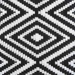 vidaXL Tapis d'extérieur ARAKIL Blanc et noir 190x290 cm PP