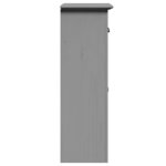 vidaXL Armoire de salle de bain BODO gris 44x30x90 cm