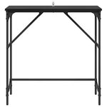 vidaXL Table console Chêne noir 75 x 32 x 75 cm Bois d'ingénierie
